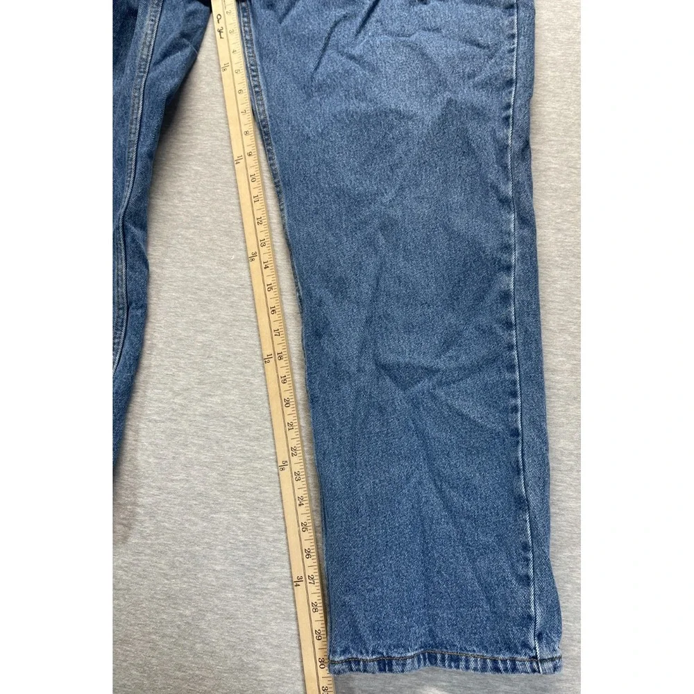 Blue Mountain Relaxed Fit Jeans Mens 40x32 (Fits 36x30) Blue Denim Straight Leg